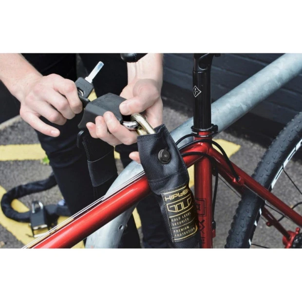 Antivol Ceinture Hiplok Gold Noir 10x850mm 5 Antivol Ceinture Hiplok Gold Noir 10x850mm – Image 3