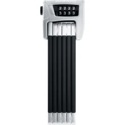 Antivol Pliable Abus Bordo Combo 6100/90 SH Blanc - 90 Cm