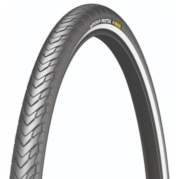 Pneu Ville Michelin Protek Max Tringles Rigides 26x1,85" (47-559) Noir Reflex 3 Pneu Ville Michelin Protek Max Tringles Rigides 26x1,85" (47-559) Noir Reflex