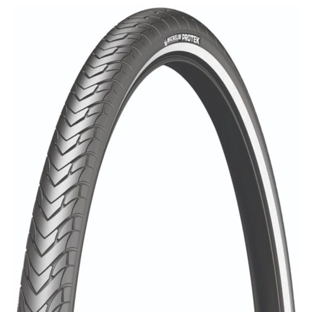 Pneu Ville Michelin Protek Tringles Rigides 27x1 1/4 (32-630) Noir Reflex 3 Pneu Ville Michelin Protek Tringles Rigides 27x1 1/4 (32-630) Noir Reflex