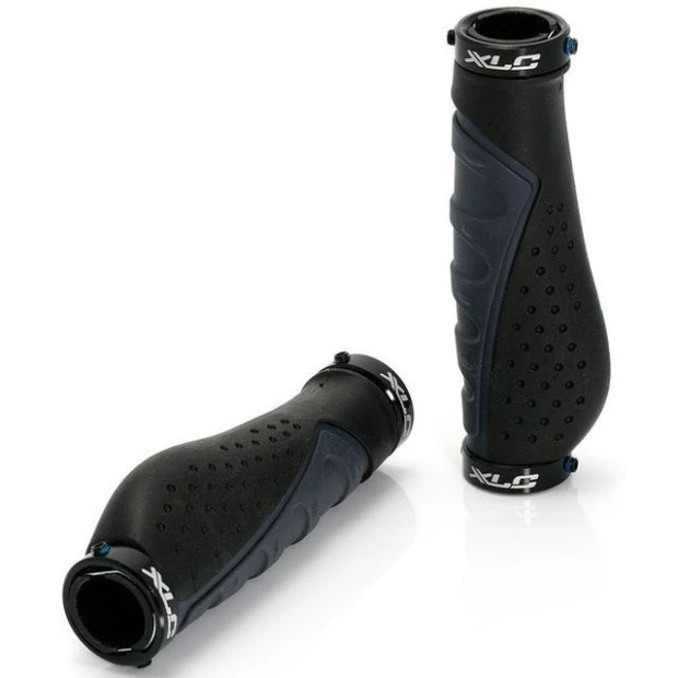 Poignées Ergonomiques XLC GR-S07 140mm Noir/Gris 3 Poignées Ergonomiques XLC GR-S07 140mm Noir/Gris