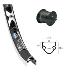 Roue Moyeu Dynamo Shimano DH-3N30 / Ryde 28' X-star 19 - 622/19